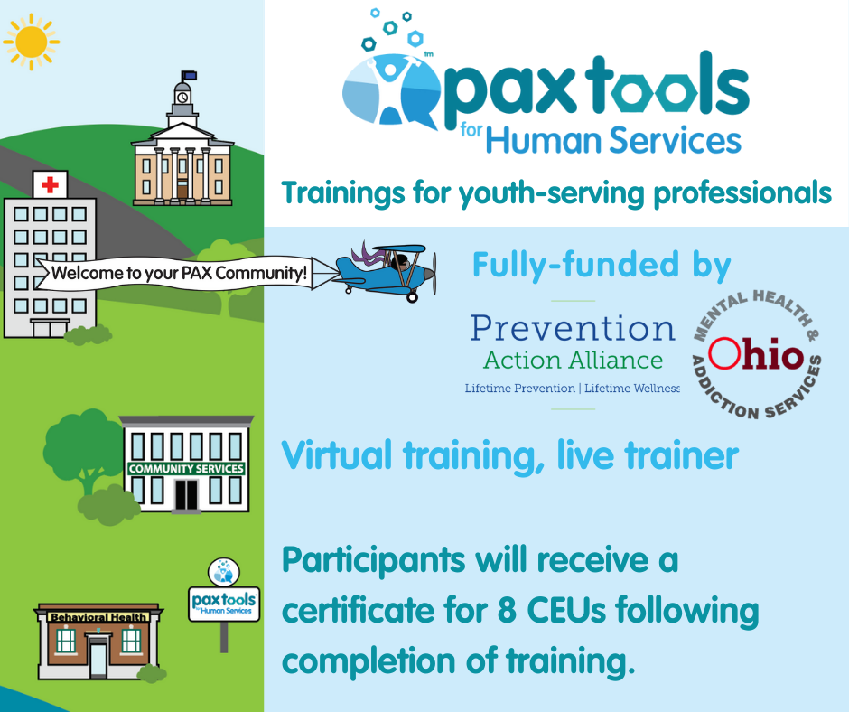 PAX Tools for Human Services Virtual Training