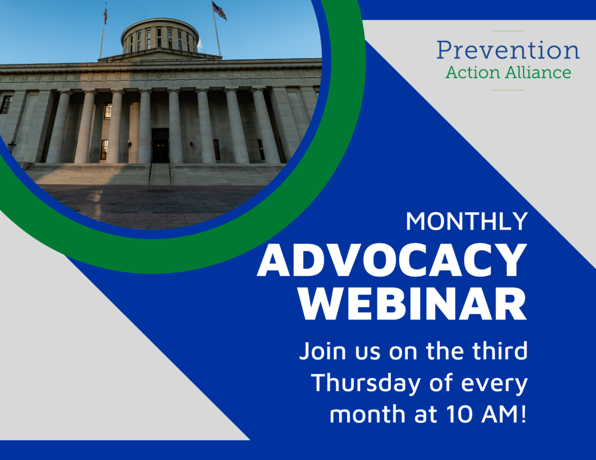 Advocacy webinar third Thursday of every month at 10am