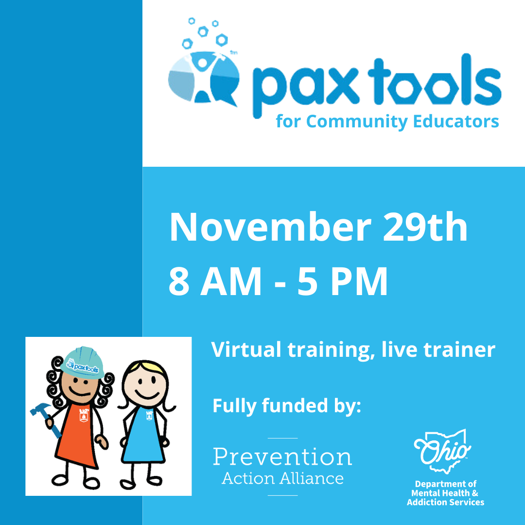 PAX Tools for Community Educators | Nov 29th