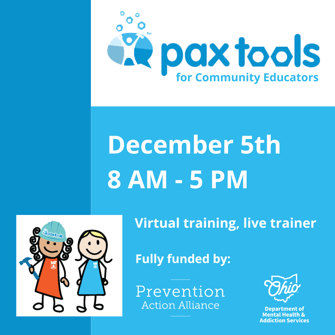 PAX Tools for Community Educators | Dec 5th