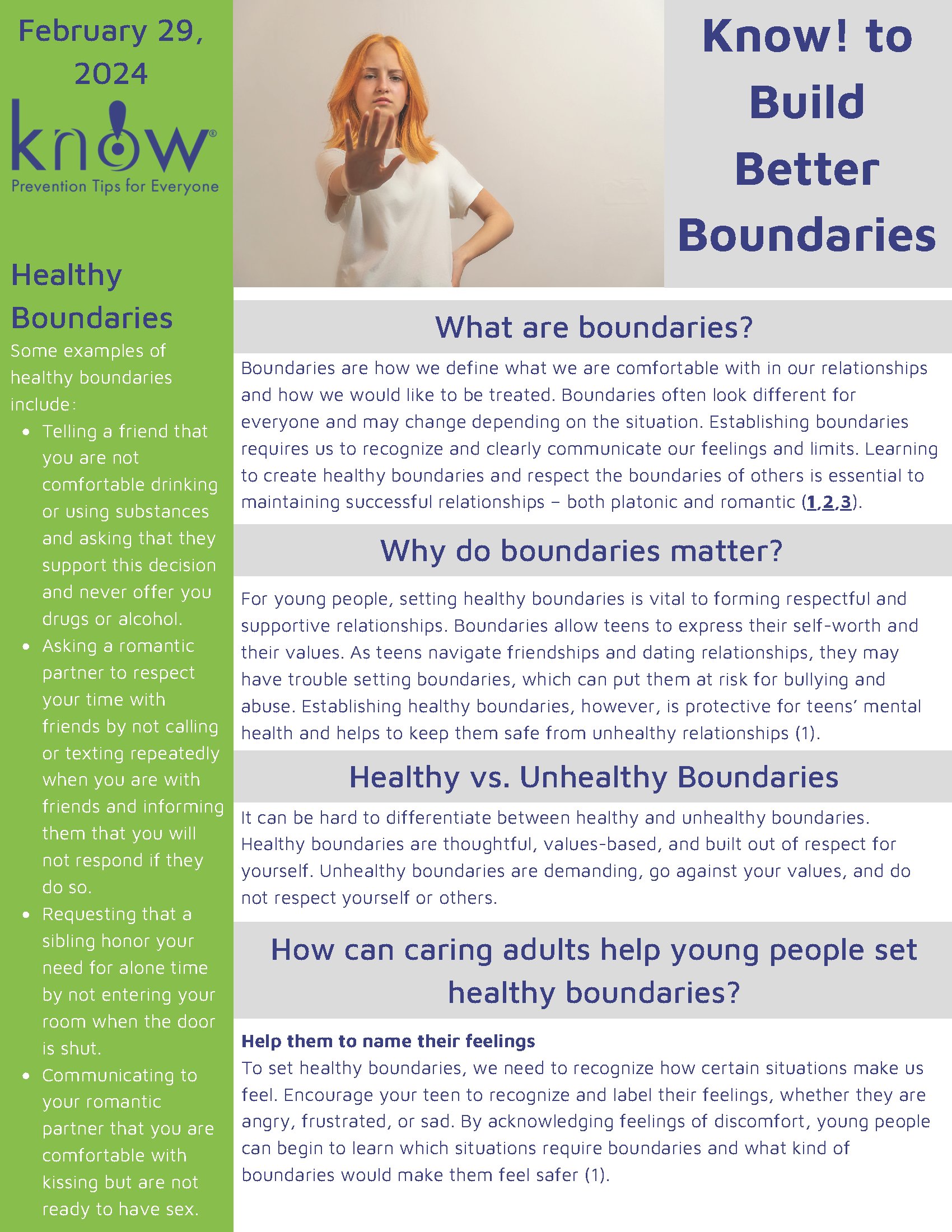 healthy boundaries