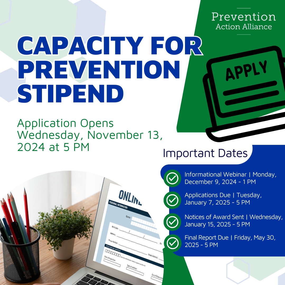 Capacity for Prevention Stipend - Image