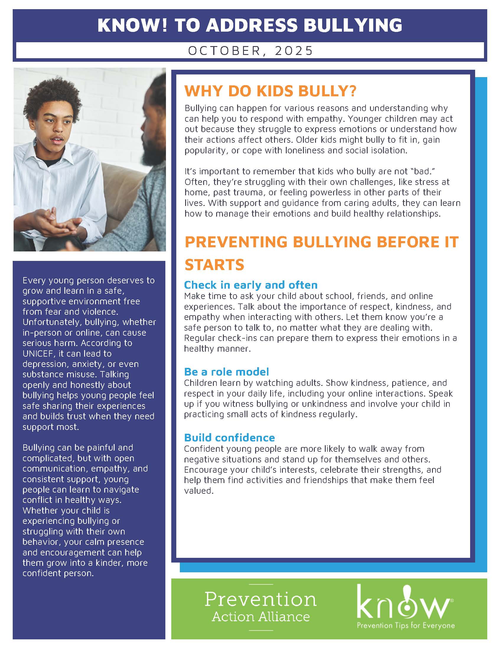 Know! To Address Bullying_IMAGE