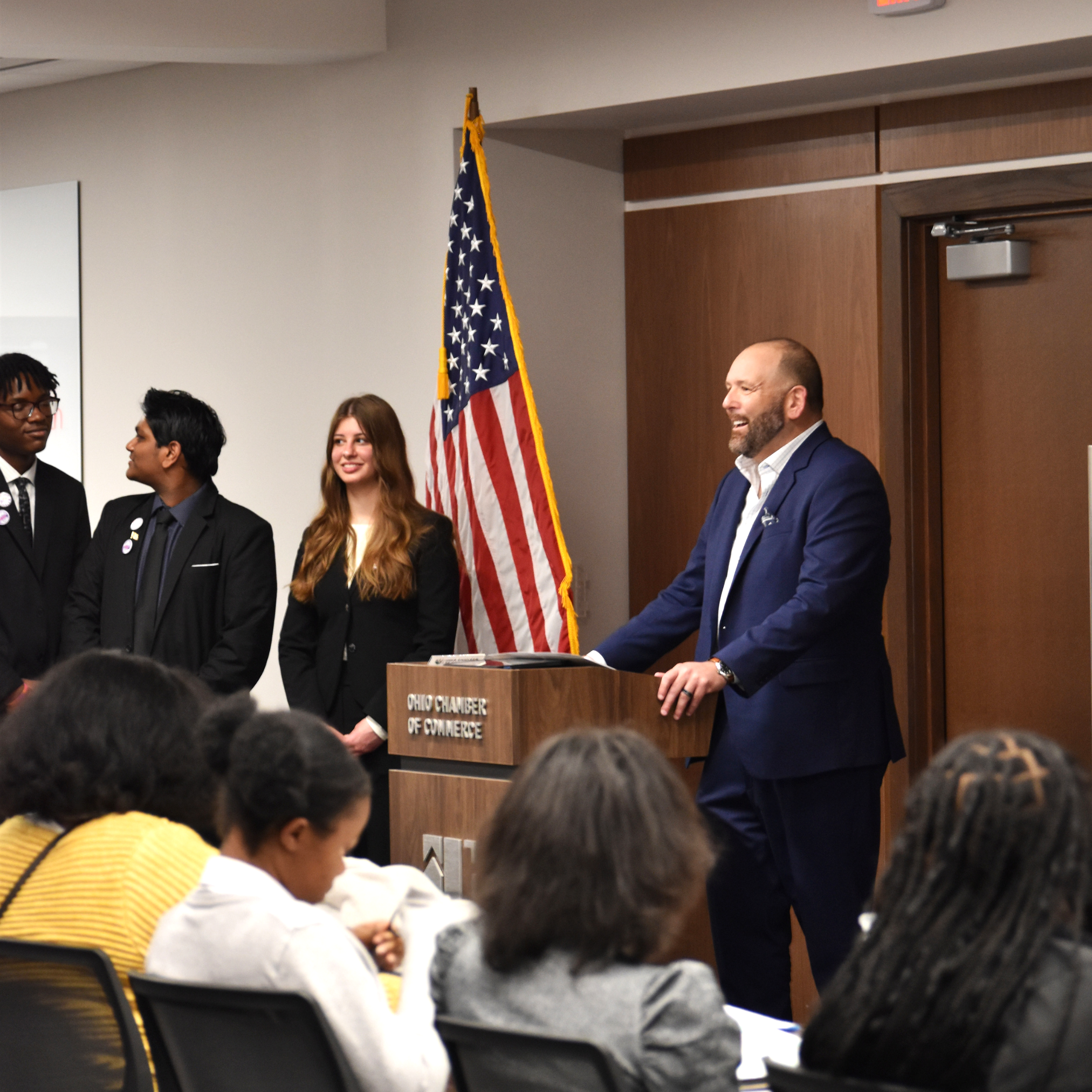 Champion Sponsor, McKinley Strategies, provide remarks